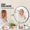 30-Inch Round HD Sustainable Mirror with Brushed Aluminum Frame